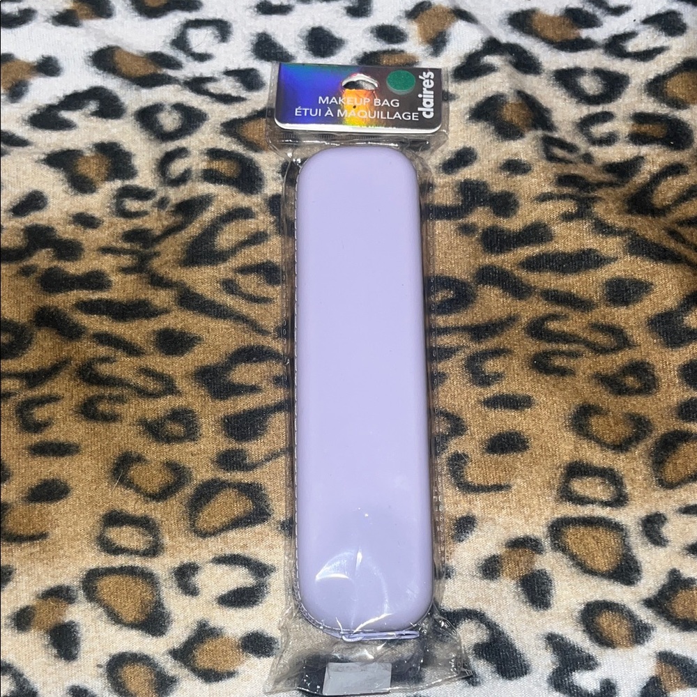 Claire's Purple Makeup Bag